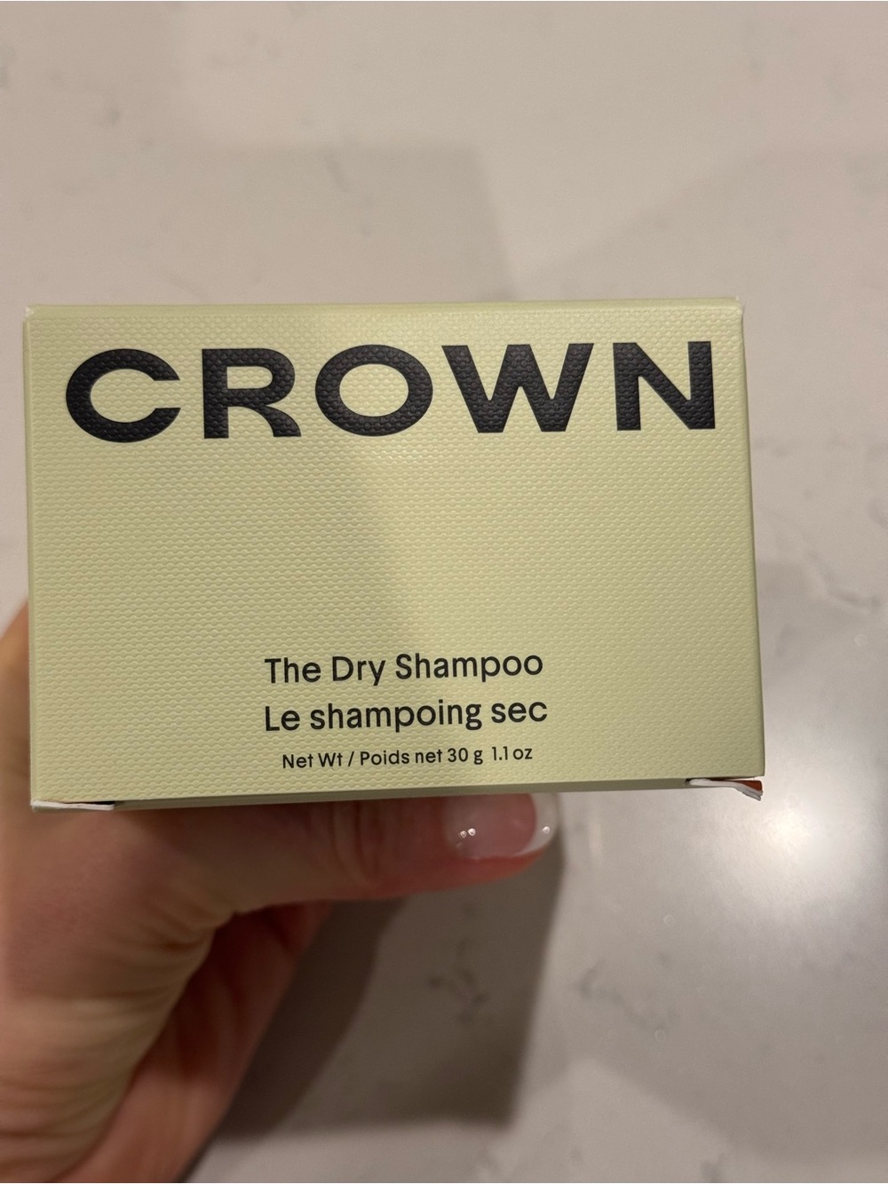 CROWN AFFAIR The Dry Shampoo - Light Yellow Box